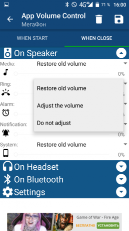 Aplikacija Kontrola glasnoće: običaj postavljanje zvuka obavijesti na Androidu