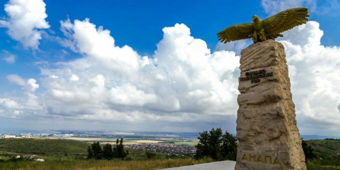 Znamenitosti Anape: spomenik "Početak planine Kavkaz"