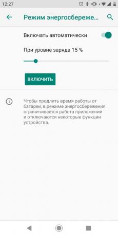 Kako se radi štednje baterije na Android: koristite „Power Saving Mode”