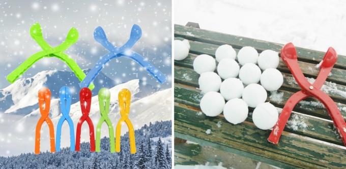 Proizvodi za zimu: uređaj za modeliranje snowballs