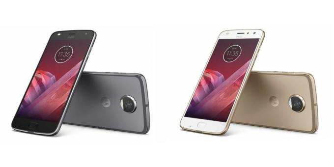 Moto Z2 Igra: Boje