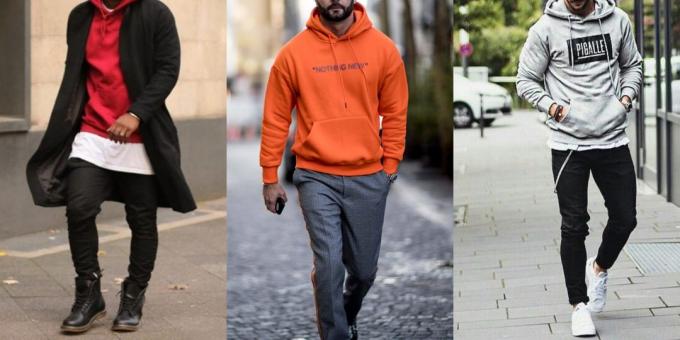 Ljeto prodaja odjeće i obuće za muškarce: hoodie