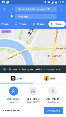 Khalyavnykh akcija od Uber za sve: popust putovanja u taksi do 1500 rubalja