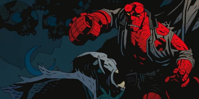 Hellboy: Hellboy desna ruka je vrlo velika i od kamena