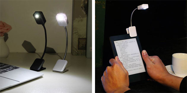 Lampa za čitanje e-knjiga 