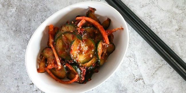 Recept Korejski krastavci s luk i češnjak