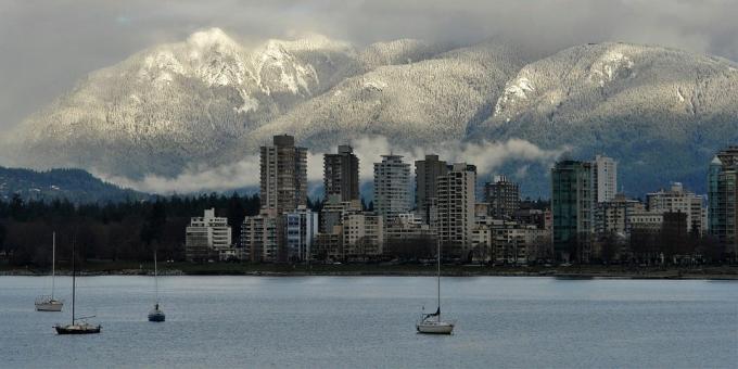 Najpopularniji gradovi u smislu živi u Vancouveru