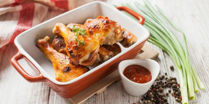 Piletina s cimetom, senfom i češnjakom zapečena u pećnici