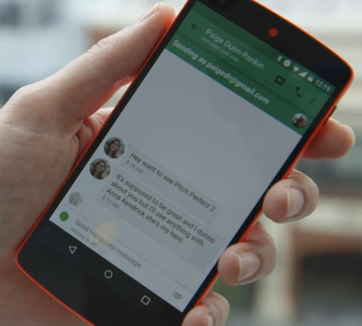 Android 6.0 bijelog sljeza. Google Now na poziv u bilo koje aplikacije