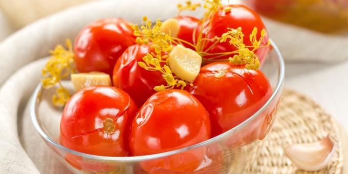 Kako kiseliti rajčice, češnjak, hren i senf žitarica