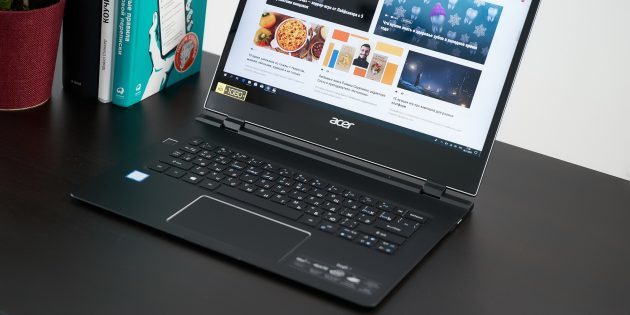 Acer Swift 7: Unutrašnjost