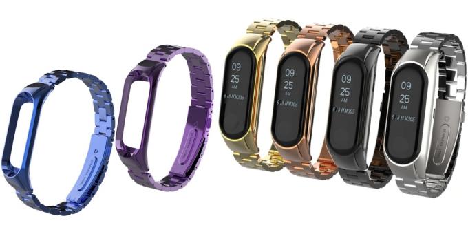 Remen za Xiaomi Mi Band 3: metalni narukvica