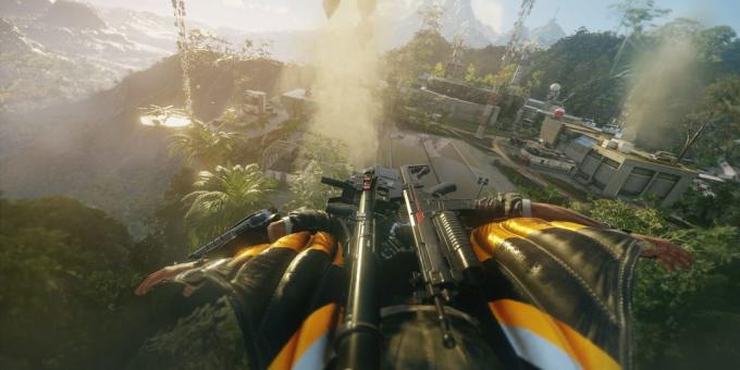 Walkthrough Just Cause 4: letovi za wingsuit