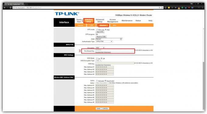 Kako promijeniti lozinku na router TP-Link (TD-W8901N)