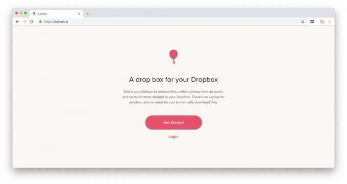 Načina za preuzimanje datoteka na Dropbox: pagruzhayte datoteka putem Balloon.io