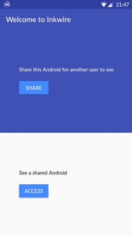 Inkwire - skrinsharing i daljinski podrška za Android