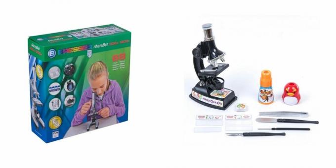 Što pokloniti djevojci za rođendan 7 godina: mikroskop