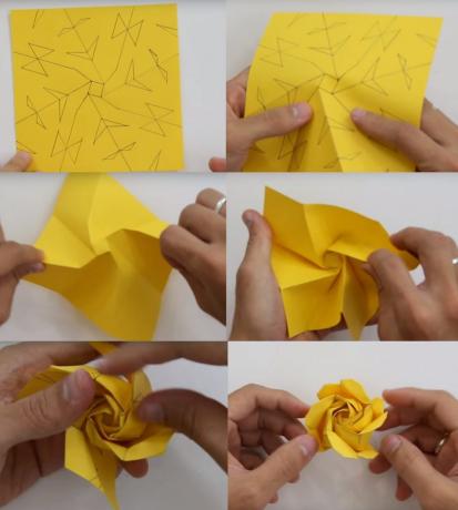 Kako napraviti papirnati ruža Kawasaki