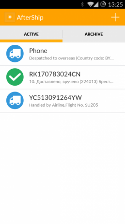 Praćenje poštanskih pošiljaka s AfterShip za Android