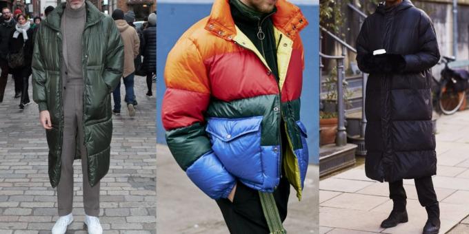 Muška moda: trodimenzionalni-Puffer jakna