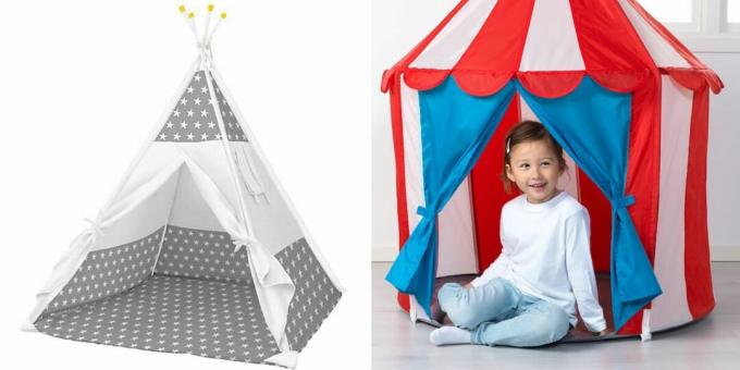 Što pokloniti 5-godišnjakinji za rođendan: šator za igranje