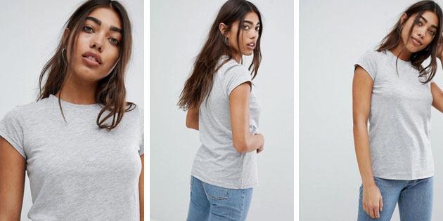 Osnovne ženske majice iz europskih dućana: Osnovni T-shirt po Asos