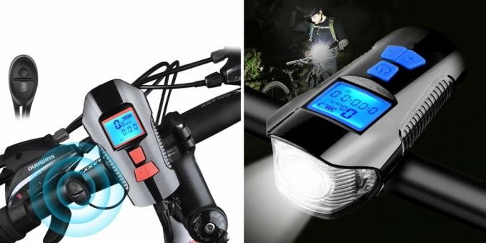 Svjetlo za bicikl sa zaslonom