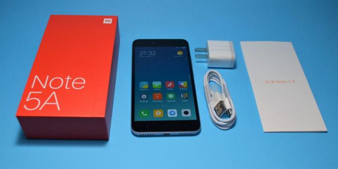 Xiaomi redmi Napomena 5a: oprema