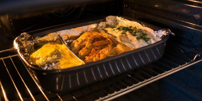pirjana piletina s tikvicama u krem: jela u pećnici
