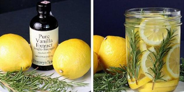 prirodne arome za dom: Okus limuna, ružmarina i vanilije