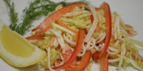 10 zanimljivih salate s rakovima štapovima