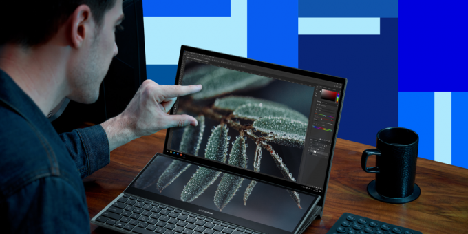 ASUS ZenBook Pro Duo 15 OLED Laptop: Tačna boja