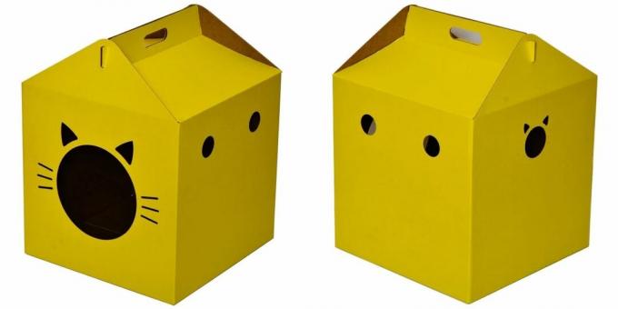 Kuće za mačke: u obliku kutije