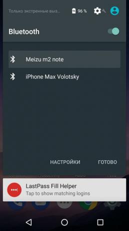 Kako distribuirati na internetu s telefona na Androidu: Spajanje Nexus 5 do Meizu M2 Napomena Bluetooth