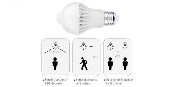 Svjetiljka s senzorom pokreta