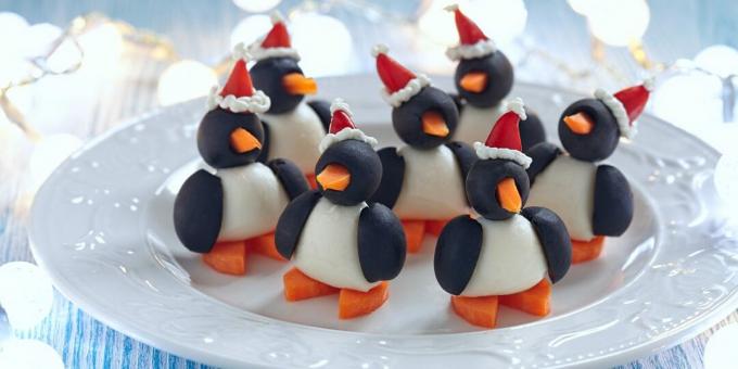 Maslinovi pingvini. Najslađi zalogaj za Novu godinu