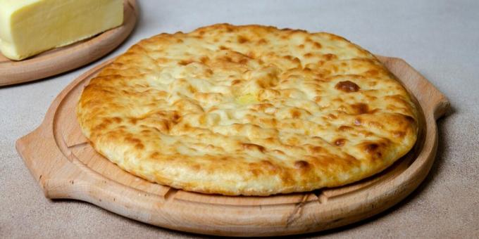 Osetijska pita na kefiru sa svježim sirom i sirom