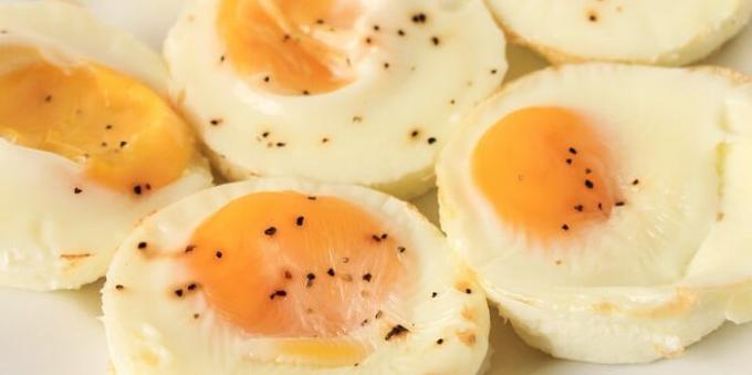 Jednostavna jaja pečena u pećnici